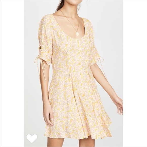 NWT Free People Laced Up Mini Dress in Femme Combo Size XS - Picture 10 of 12